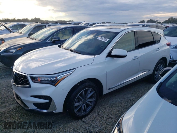 2019 Acura RDX w/Technology Pkg with VIN 5J8TC2H56KL041610, listed as a Copart auction lot 74147924 with 74,577 mi miles and Non Repairable. Bid and sale history available at carsss.com. Image 1.