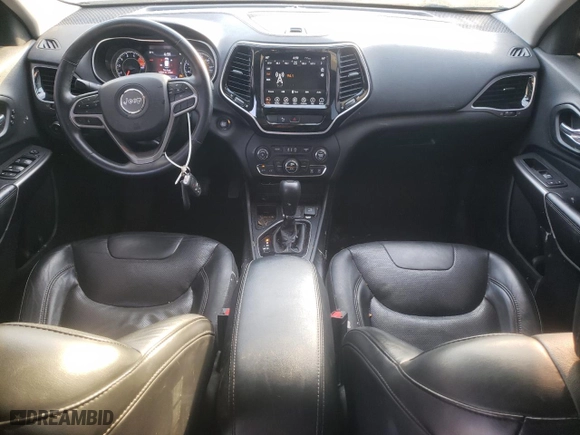 2019 Jeep Cherokee Limited with VIN 1C4PJLDX4KD159572, listed as a Copart auction lot 44195085 with 125,228 mi miles and Salvage Title. Bid and sale history available at carsss.com. Image 8.