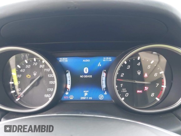 2020 Maserati Levante z VIN ZN661XUL3LX341388, wystawiony jako IAAI lot #41746344 z przebiegiem 26 911 mil mil oraz . Historia ofert i sprzedaży dostępna na DreamBid. Obrazek 7.