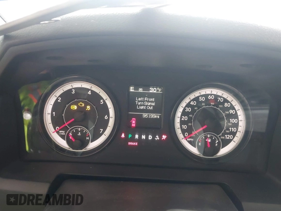 2019 Ram 1500 Big Horn z VIN 1C6RR7TT1KS654516, wystawiony jako IAAI lot #41634431 z przebiegiem 95 199 mil mil oraz . Historia ofert i sprzedaży dostępna na DreamBid. Obrazek 7.