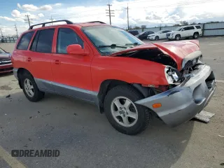 2003 Hyundai Santa Fe LX with VIN KM8SC73E93U489541, listed as a Copart auction lot 51122045 with 164,814 mi miles and Salvage Title. Bid and sale history available at carsss.com. Image 4.