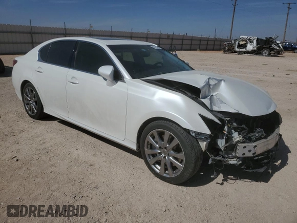 2014 Lexus GS 350 with VIN JTHBE1BL7E5041094, listed as a Copart auction lot 46121385 with 134,521 mi miles and Salvage Title. Bid and sale history available at DreamBid. Image 4.