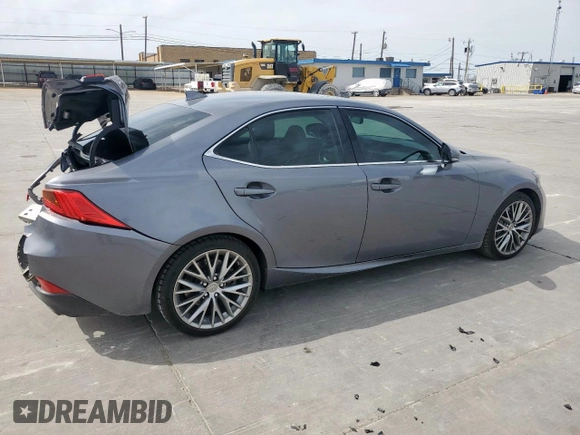 2017 Lexus IS 200t with VIN JTHBA1D22H5054971, listed as a Copart auction lot 48894975 with 100,996 mi miles and Salvage title. Bid and sale history available at DreamBid. Image 3.