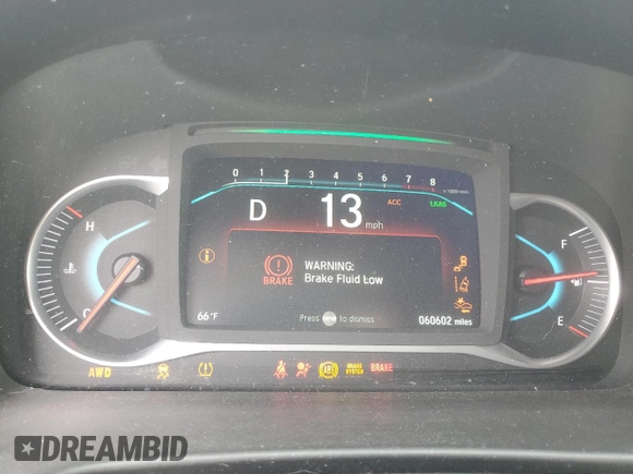 2021 Honda Pilot Elite with VIN 5FNYF6H01MB057789, listed as a Copart auction lot 58543815 with 60,602 mi miles and Salvage title. Bid and sale history available at DreamBid. Image 9.