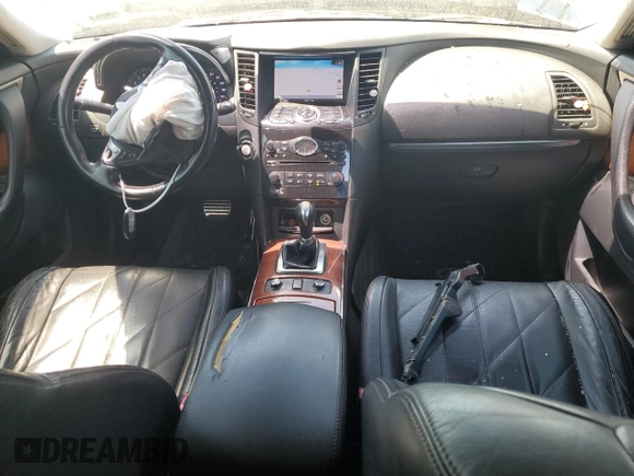 2013 Infiniti FX with VIN JN8CS1MW5DM170014, listed as a Copart auction lot 56195905 with 138,686 mi miles and Salvage title. Bid and sale history available at DreamBid. Image 8.