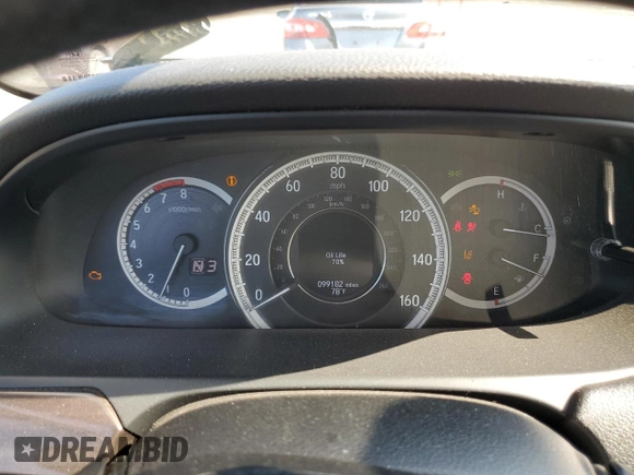 2017 Honda Accord Touring with VIN 1HGCR3F91HA016581, listed as a Copart auction lot 60517085 with 99,182 mi miles and Salvage title. Bid and sale history available at DreamBid. Image 9.