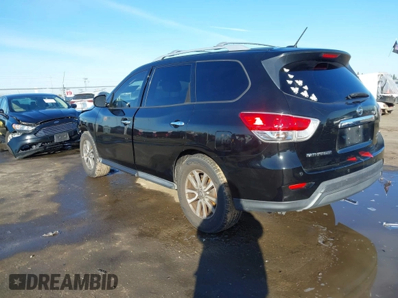 2013 Nissan Pathfinder SL with VIN 5N1AR2MM3DC664764, listed as a IAAI auction lot 41545679 with 99,712 mi miles and . Bid and sale history available at DreamBid. Image 3.