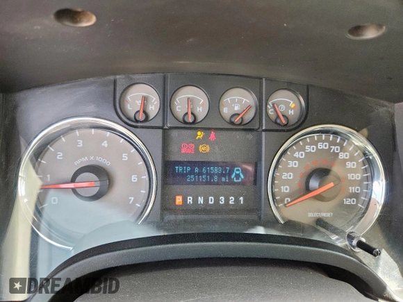 2010 Ford F-150 XL with VIN 1FTEW1C86AFC56413, listed as a Copart auction lot 61371355 with 251,151 mi miles and Salvage title. Bid and sale history available at DreamBid. Image 9.