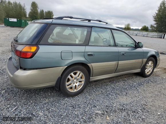 2002 Subaru Legacy Wagon Outback Ltd with VIN 4S3BH686127644498, listed as a Copart auction lot 69430724 with 137,296 mi miles and Salvage Title. Bid and sale history available at carsss.com. Image 3.