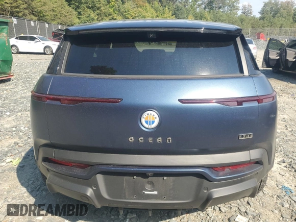 2023 Fisker Ocean One z VIN VCF1ZBU22PG003114, wystawiony jako Copart lot #69451534 z przebiegiem 4 248 mil mil oraz Szkoda całkowita • Salvage title. Historia ofert i sprzedaży dostępna na DreamBid. Obrazek 6.