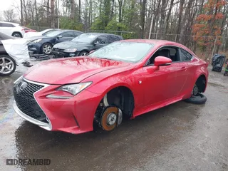 2016 Lexus RC 300 with VIN JTHSM5BC8G5001328, listed as a IAAI auction lot 41854553 with 77,221 mi miles. Bid and sale history available at carsss.com. Image 18.