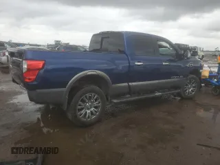 2017 Nissan Titan Platinum Reserve z VIN 1N6BA1F40HN569996, wystawiony jako Copart lot #55887505 z przebiegiem 93 488 mil mil oraz Szkoda całkowita • Salvage title. Historia ofert i sprzedaży dostępna na DreamBid. Obrazek 3.