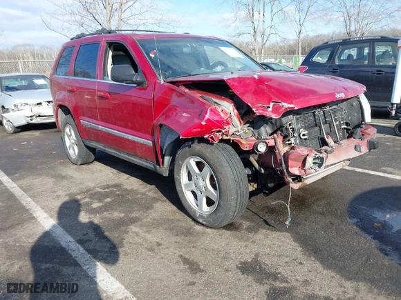 2005 Jeep Grand Cherokee Limited with VIN 1J4HR58N15C552905, listed as a IAAI auction lot 41520319 with 123,639 mi miles. Bid and sale history available at carsss.com. Image 1.