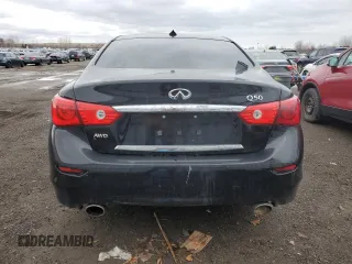 2016 Infiniti Q50 2.0t Premium with VIN JN1CV7AR5GM250313, listed as a Copart auction lot 50834625 with 113,245 mi miles and Salvage Title. Bid and sale history available at carsss.com. Image 6.