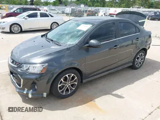 2017 Chevrolet Sonic LT with VIN 1G1JD5SG0H4165723, listed as a IAAI auction lot 42388906 with 73,850 mi miles and . Bid and sale history available at DreamBid. Image 2.