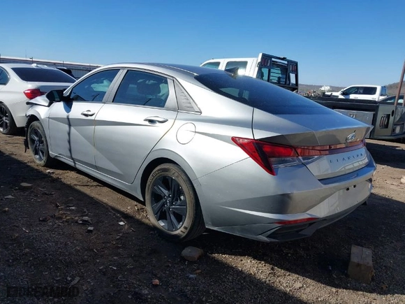 2021 Hyundai Elantra SEL with VIN 5NPLS4AG3MH007513, listed as a IAAI auction lot 41689710 with 17,911 mi miles. Bid and sale history available at carsss.com. Image 3.