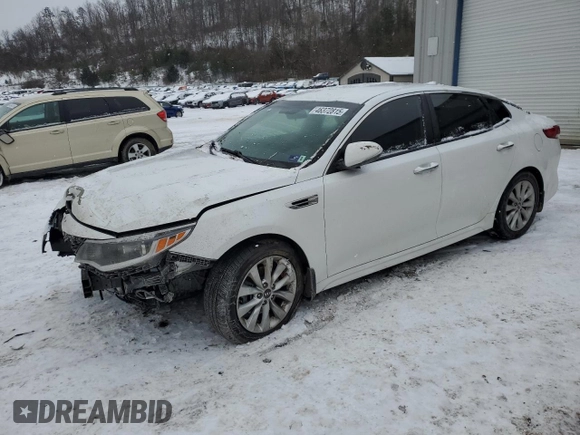 2018 Kia Optima LX with VIN 5XXGT4L34JG272537, listed as a Copart auction lot 46372815 with 89,204 mi miles and Salvage Title. Bid and sale history available at carsss.com. Image 1.