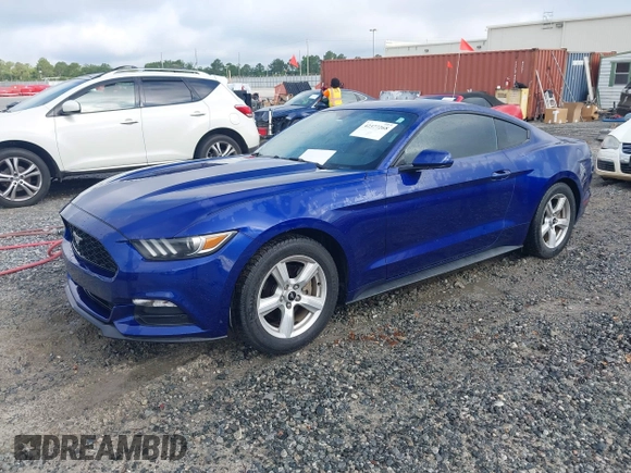 2015 Ford Mustang V6 with VIN 1FA6P8AM6F5411572, listed as a IAAI auction lot 42377268 with 56,049 mi miles and . Bid and sale history available at DreamBid. Image 17.