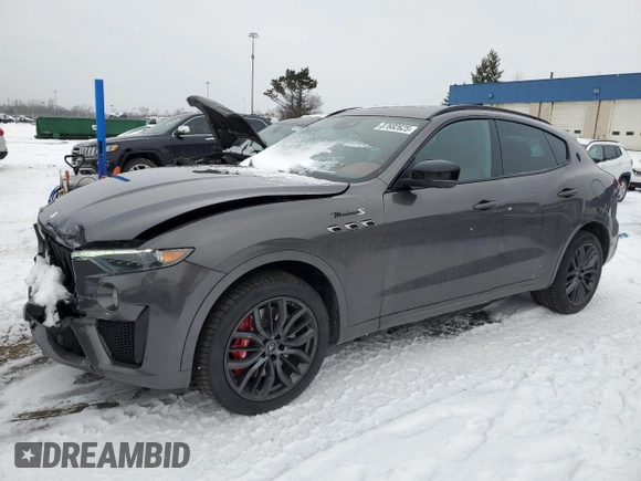 2022 Maserati Levante Modena S with VIN ZN661ZUM1NX407217, listed as a Copart auction lot 87682625 with 13,940 mi miles and Clean Title. Bid and sale history available at carsss.com. Image 1.