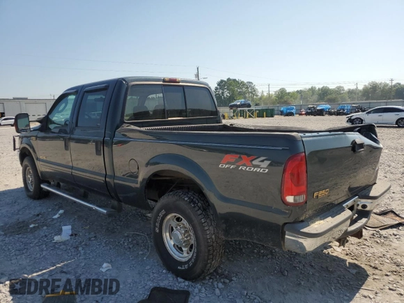 2004 Ford F-250 XL with VIN 1FTNW21P24EC97664, listed as a Copart auction lot 62030175 with 222,855 mi miles and Salvage title. Bid and sale history available at DreamBid. Image 2.