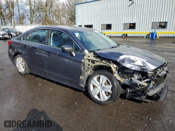 2017 Subaru Legacy with VIN 4S3BNAA61H3055120, listed as a Copart auction lot 46447585 with 125,401 mi miles and Salvage Title. Bid and sale history available at carsss.com. Image 4.