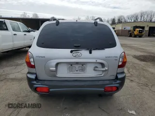 2002 Hyundai Santa Fe GLS with VIN KM8SC73D42U208557, listed as a Copart auction lot 51815115 with 124,730 mi miles and Clean Title. Bid and sale history available at carsss.com. Image 6.