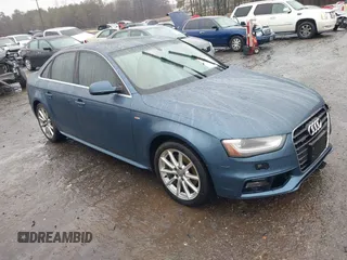 2016 Audi A4 Premium Plus with VIN WAUFFAFL2GN004089, listed as a IAAI auction lot 41553372 with 147,460 mi miles. Bid and sale history available at carsss.com. Image 1.