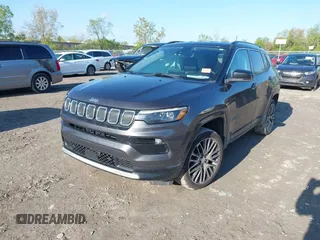 2022 Jeep Compass Limited with VIN 3C4NJDCB1NT153780, listed as a IAAI auction lot 42219869 with 121,000 mi miles and . Bid and sale history available at DreamBid. Image 17.