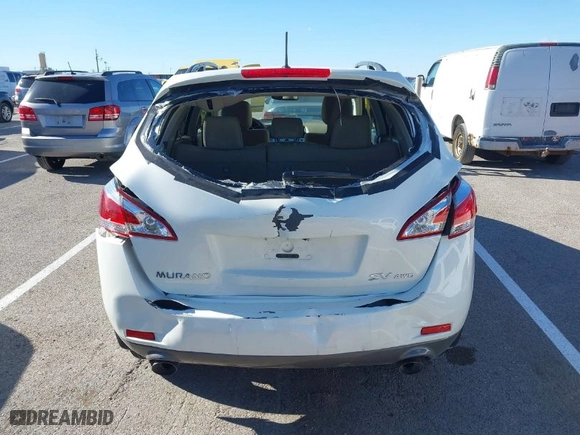 2013 Nissan Murano SL with VIN JN8AZ1MW4DW300680, listed as a IAAI auction lot 40841878 with 142,016 mi miles. Bid and sale history available at carsss.com. Image 16.