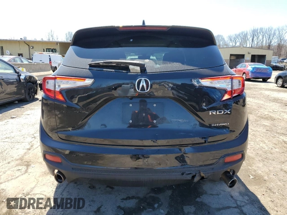 2019 Acura RDX with VIN 5J8TC2H36KL033893, listed as a Copart auction lot 52488145 with 59,137 mi miles and Salvage title. Bid and sale history available at DreamBid. Image 6.