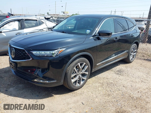 2022 Acura MDX Technology with VIN 5J8YE1H4XNL005036, listed as a IAAI auction lot 41920956 with 37,337 mi miles and . Bid and sale history available at DreamBid. Image 2.