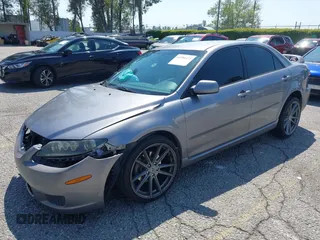 2008 Mazda 6 i Sport VE with VIN 1YVHP80C085M25427, listed as a IAAI auction lot 41991473 with 185,192 mi miles. Bid and sale history available at carsss.com. Image 18.