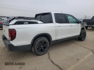 2022 Honda Ridgeline Black Edition with VIN 5FPYK3F84NB025222, listed as a Copart auction lot 83530384 with 43,420 mi miles and Salvage title. Bid and sale history available at DreamBid. Image 3.