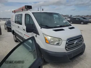 2016 Ford Transit Cargo with VIN 1FTYR1ZM2GKA46996, listed as a Copart auction lot 77163594 with Not Provided miles and Salvage Title. Bid and sale history available at DreamBid. Image 4.
