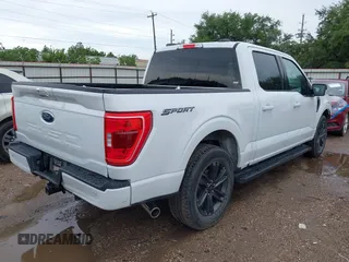 2023 Ford F-150 XL with VIN 1FTEW1C5XPFC56753, listed as a IAAI auction lot 42474925 with 37,614 mi miles and . Bid and sale history available at DreamBid. Image 4.