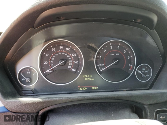 2014 BMW 4 Series 428i with VIN WBA3V7C54EP771068, listed as a Copart auction lot 61485295 with 142,300 mi miles and Salvage title. Bid and sale history available at DreamBid. Image 9.