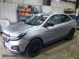 2024 Chevrolet Equinox LS with VIN 3GNAXHEG0RL208827, listed as a Copart auction lot 44701345 with 21,709 mi miles and Salvage Title. Bid and sale history available at carsss.com. Image 1.
