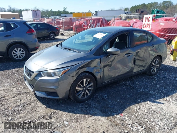 2021 Nissan Versa SV with VIN 3N1CN8EV4ML885218, listed as a IAAI auction lot 41717018 with 71,864 mi miles. Bid and sale history available at carsss.com. Image 18.