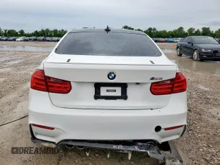 2015 BMW M3 with VIN WBS3C9C53FP804852, listed as a Copart auction lot 60837835 with Not provided miles and Salvage title. Bid and sale history available at DreamBid. Image 6.