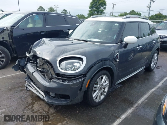 2020 MINI Countryman Cooper S with VIN WMZYW7C0XL3L85463, listed as a IAAI auction lot 42344478 with 54,654 mi miles and . Bid and sale history available at DreamBid. Image 2.