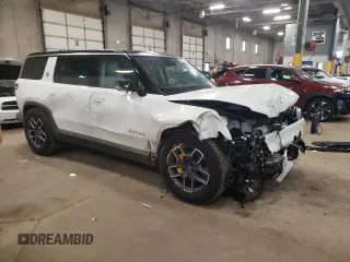 2023 Rivian R1S Adventure with VIN 7PDSGABA8PN014637, listed as a Copart auction lot 46277855 with 20,343 mi miles and Salvage Title. Bid and sale history available at DreamBid. Image 4.