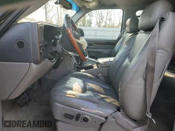 2003 Cadillac Escalade with VIN 1GYEC63T63R187390, listed as a Copart auction lot 89055315 with Not provided miles and Salvage title. Bid and sale history available at DreamBid. Image 7.