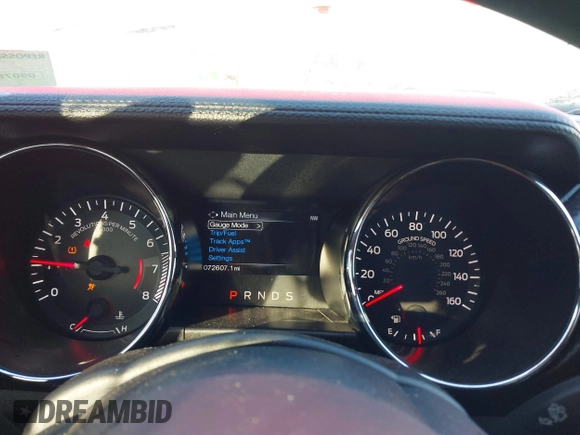 2016 Ford Mustang V6 with VIN 1FA6P8AM9G5266237, listed as a IAAI auction lot 40748318 with 72,607 mi miles and . Bid and sale history available at carsss.com. Image 7.