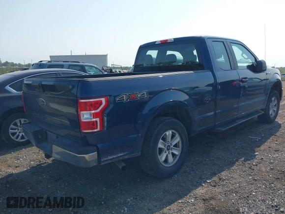 2019 Ford F-150 XL with VIN 1FTEX1EB9KKC09133, listed as a IAAI auction lot 40319582 with 151,728 mi miles. Bid and sale history available at carsss.com. Image 4.