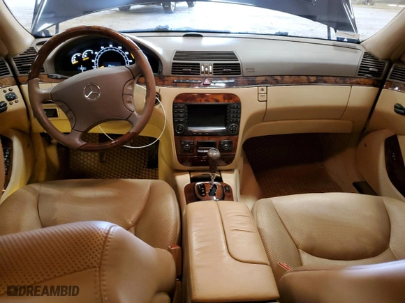2006 Mercedes-Benz S-Class 5.0L with VIN WDBNG84J56A473414, listed as a Copart auction lot 50179955 with 84,308 mi miles and Clean Title. Bid and sale history available at carsss.com. Image 8.