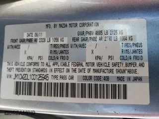 2012 Mazda Mazda5 Grand Touring with VIN JM1CW2DL1C0125945, listed as a Copart auction lot 63860204 with 136,809 mi miles and Salvage Title. Bid and sale history available at carsss.com. Image 14.