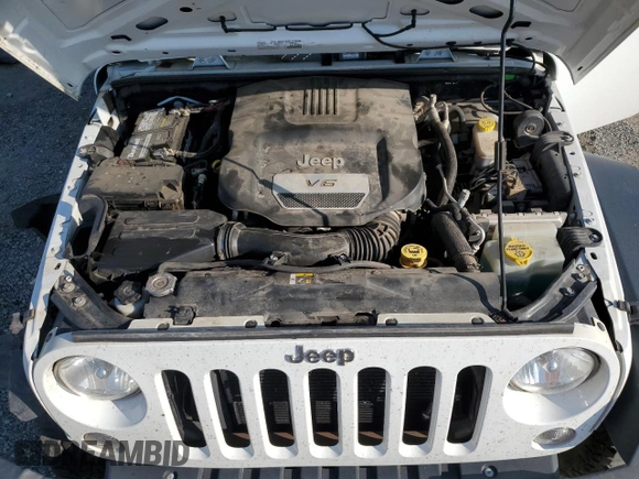 2018 Jeep Wrangler JK Unlimited Sport S with VIN 1C4HJWDG9JL920462, listed as a Copart auction lot 70134094 with 64,636 mi miles and Salvage Title. Bid and sale history available at carsss.com. Image 14.