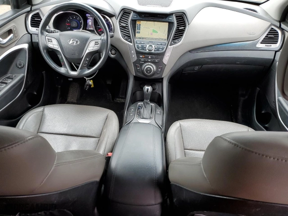 2015 Hyundai Santa Fe Sport with VIN 5XYZU3LB0FG244647, listed as a Copart auction lot 51088675 with 104,488 mi miles and Salvage Title. Bid and sale history available at carsss.com. Image 8.
