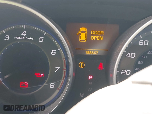 2008 Acura MDX with VIN 2HNYD28248H544396, listed as a IAAI auction lot 41954494 with 195,000 mi miles and . Bid and sale history available at DreamBid. Image 7.
