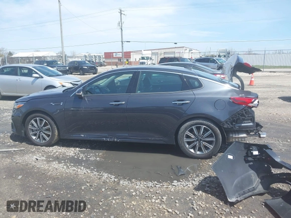 2019 Kia Optima EX with VIN 5XXGU4L19KG307229, listed as a IAAI auction lot 42159106 with 42,412 mi miles. Bid and sale history available at carsss.com. Image 14.
